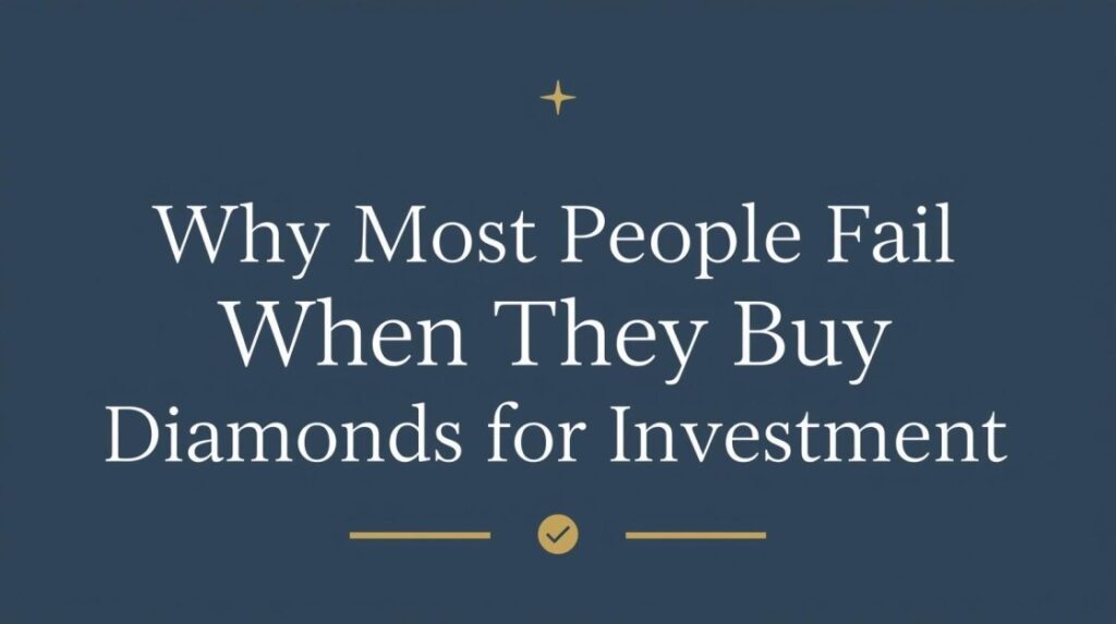 Why Most People Fail When They Buy Diamonds for Investment