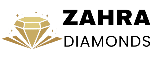 Zahra Diamonds Logo White (500 x 200 px) - transparent